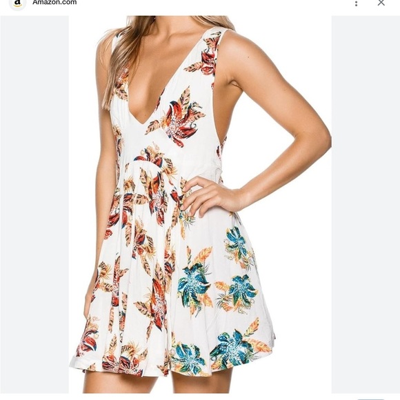 Free People Dresses & Skirts - Free People Multicolor Floral Mini Dress
